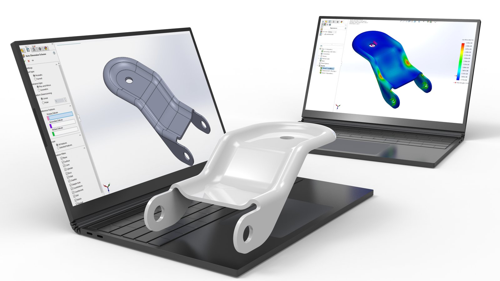 3d rendering computer aided design mechanical components